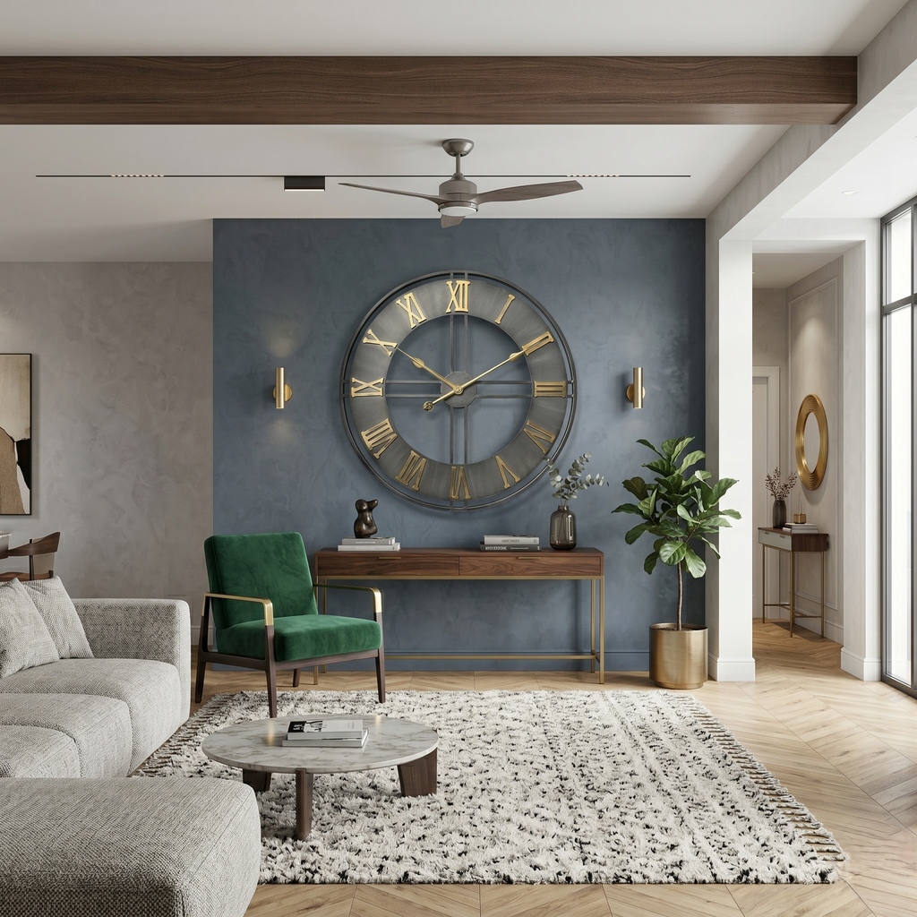 Grande horloge chiffre romain
