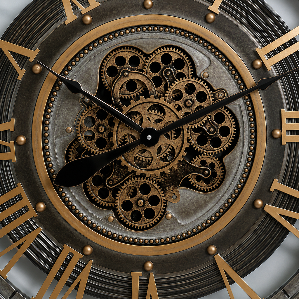 Grande horloge carrée