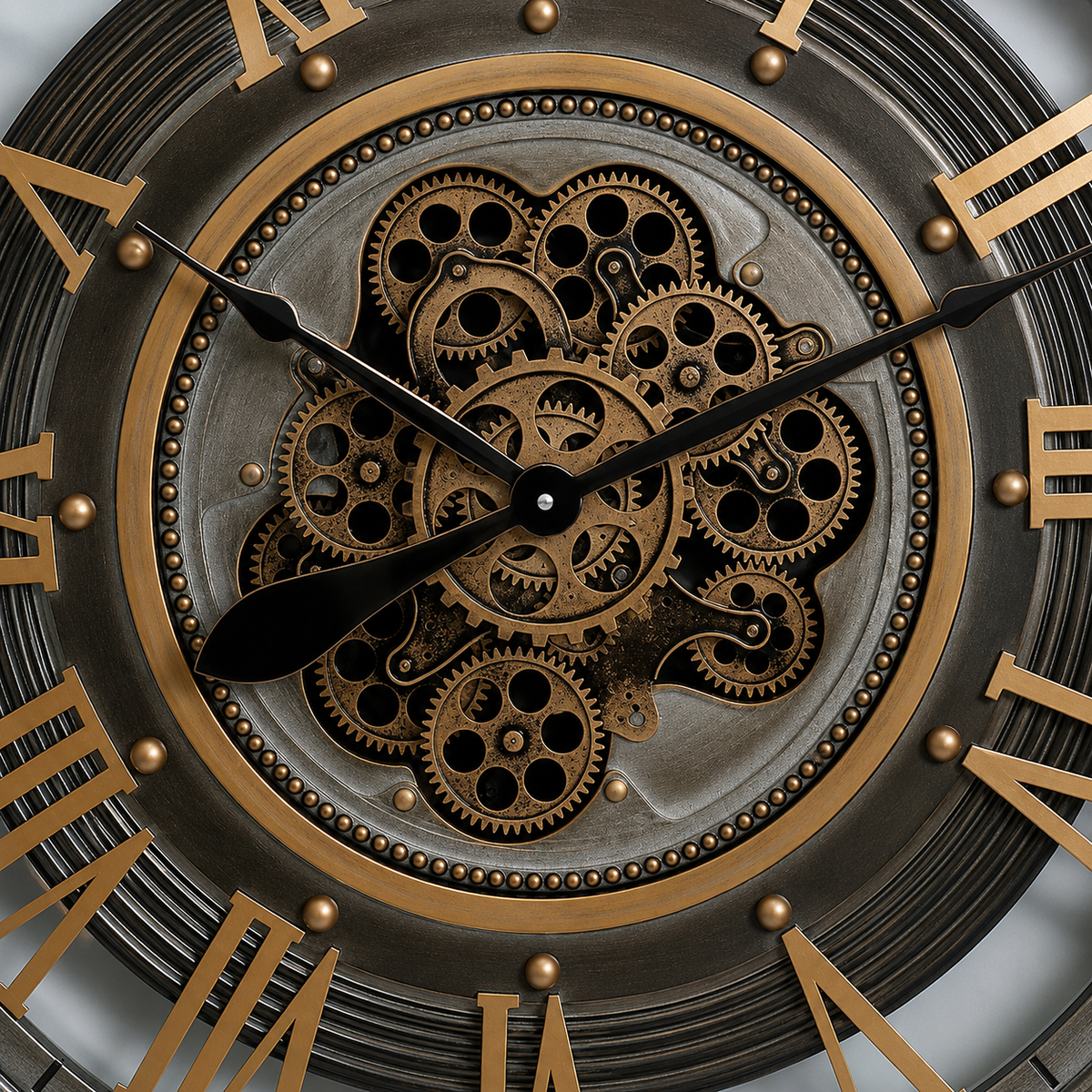 Grande horloge carrée