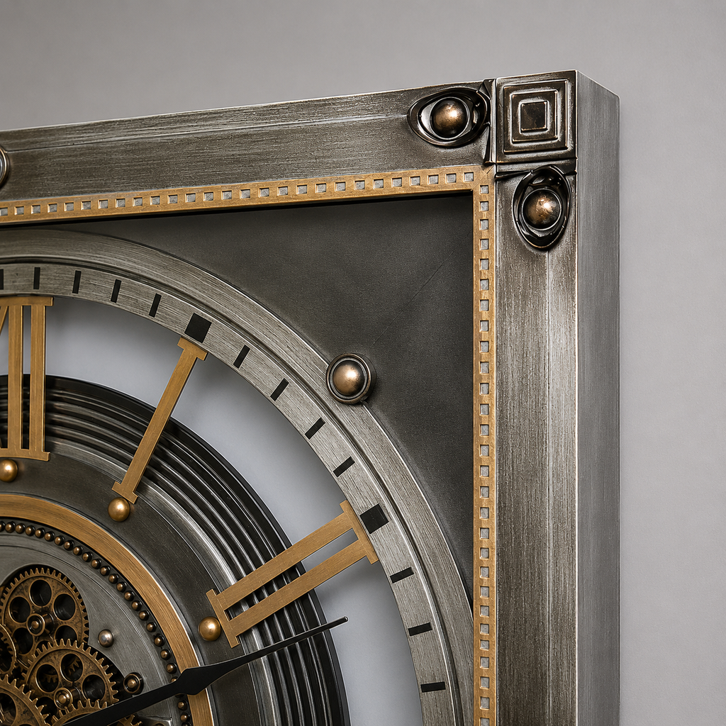 Grande horloge carrée