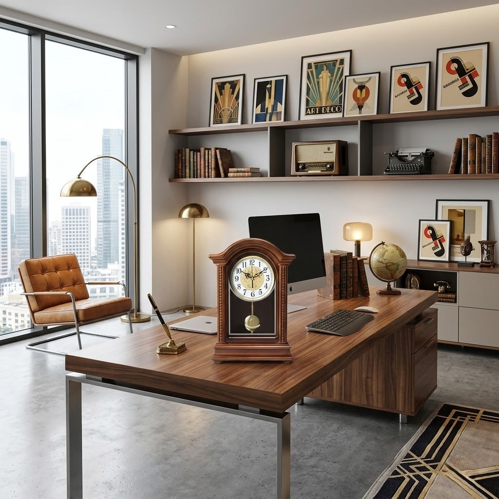 Horloge ancienne bois