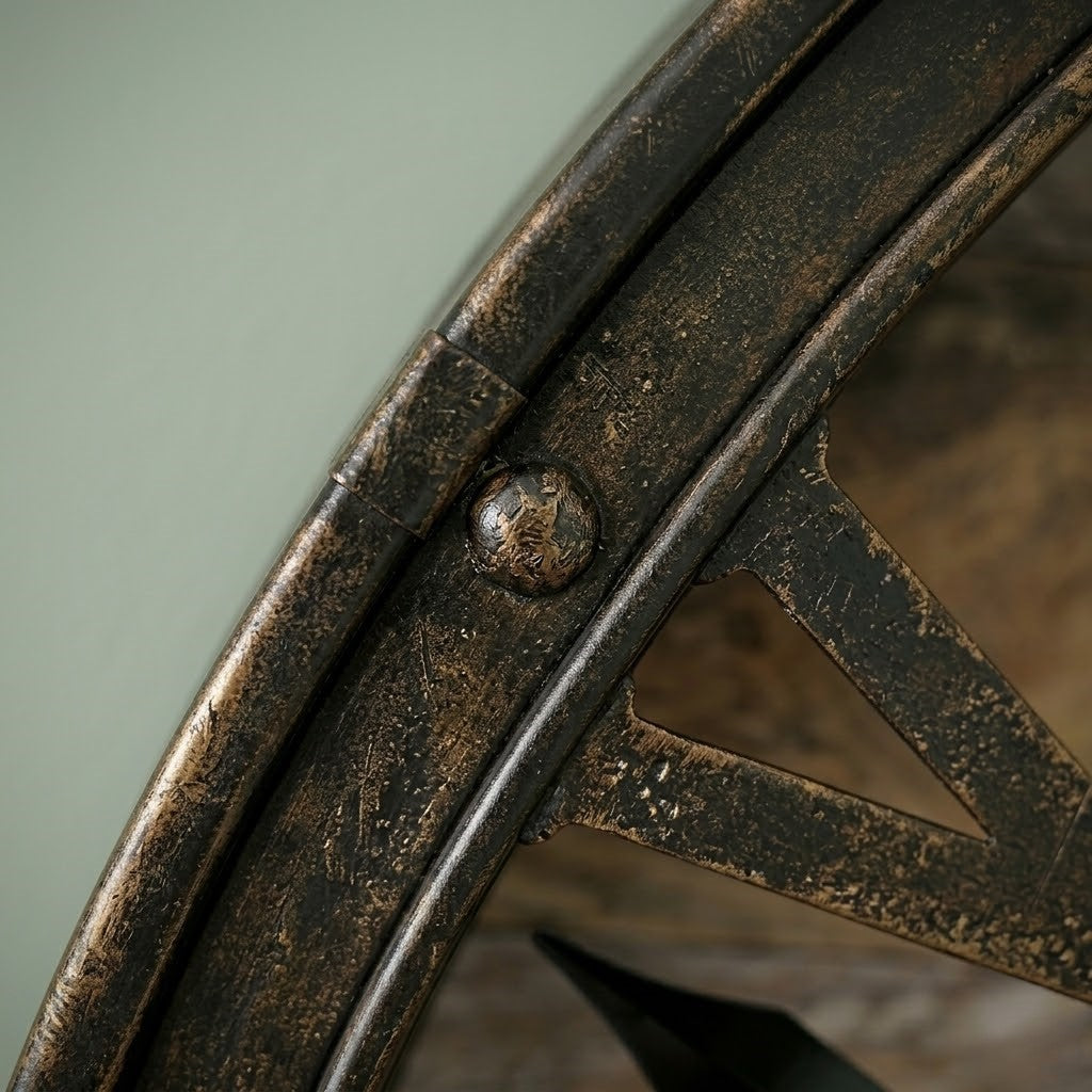 Horloge bois métal