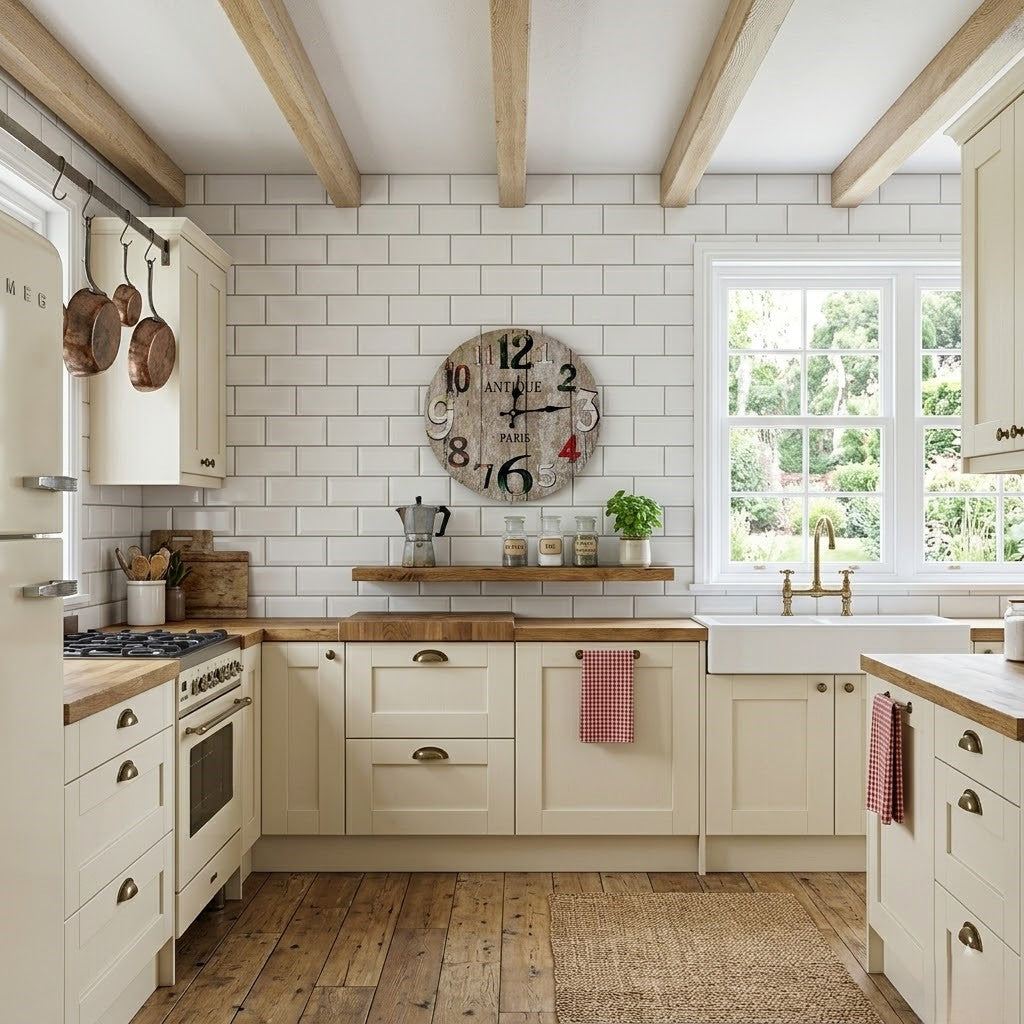 Horloge cuisine vintage