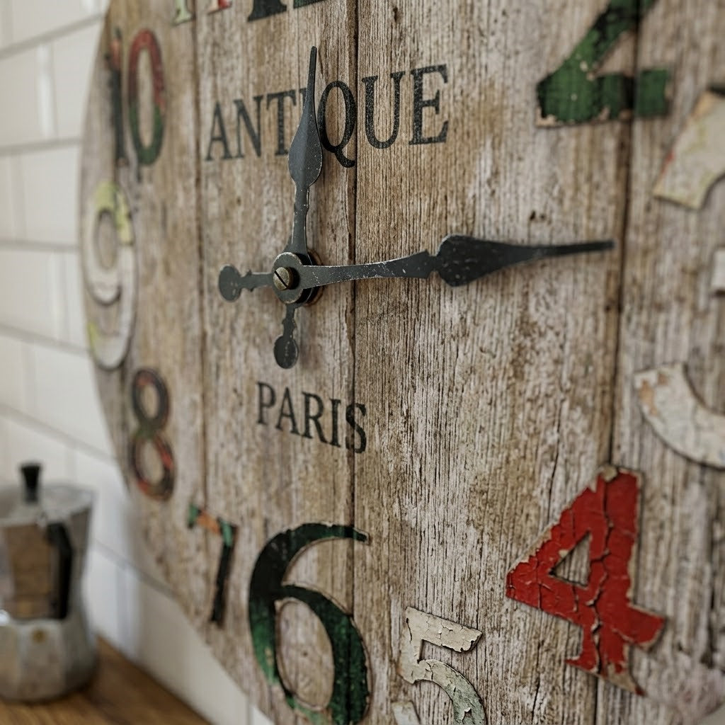 Horloge cuisine vintage