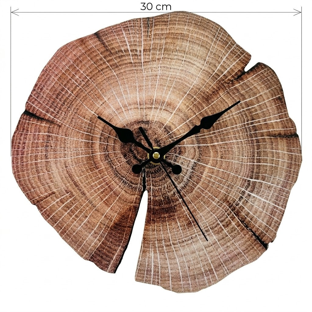 Horloge bois naturel