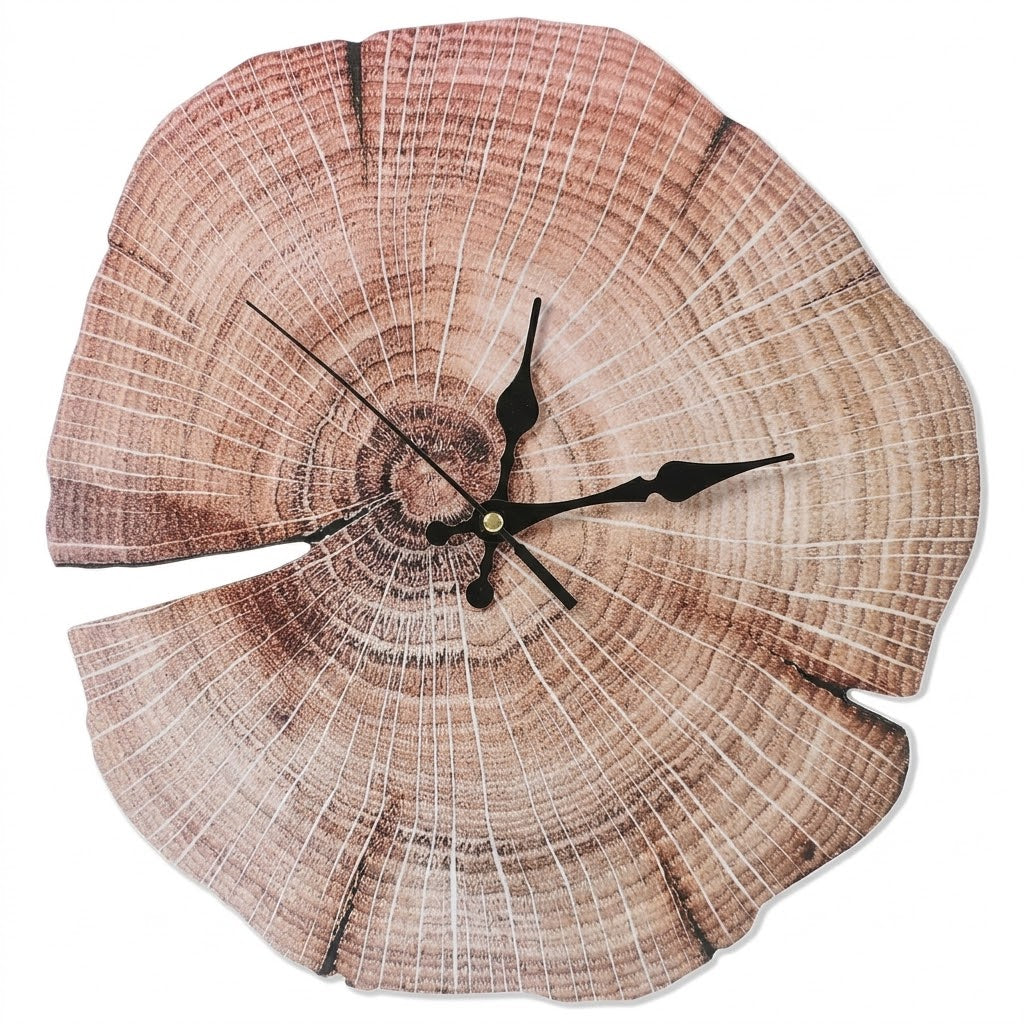 Horloge bois naturel