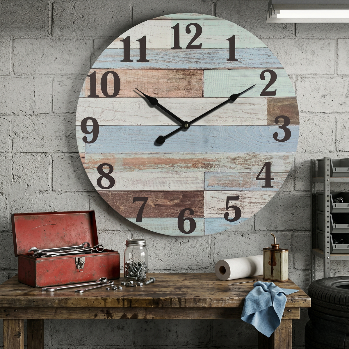 Horloge garage vintage