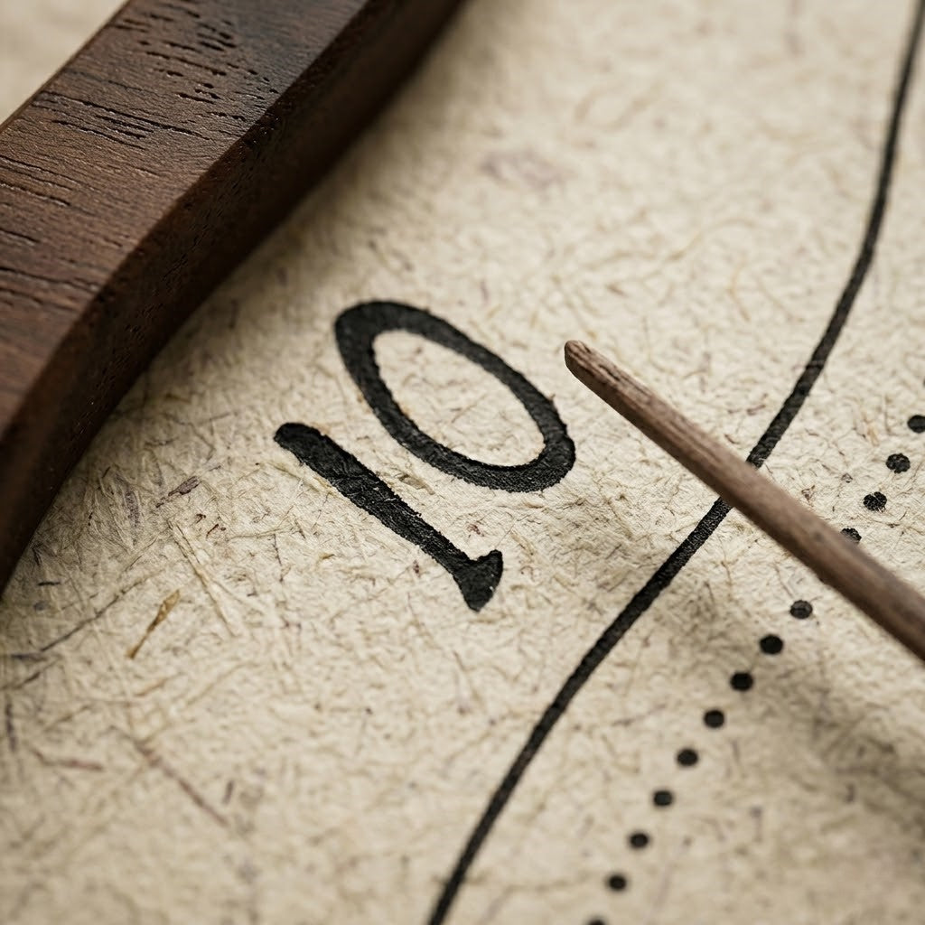 Horloge murale bois design