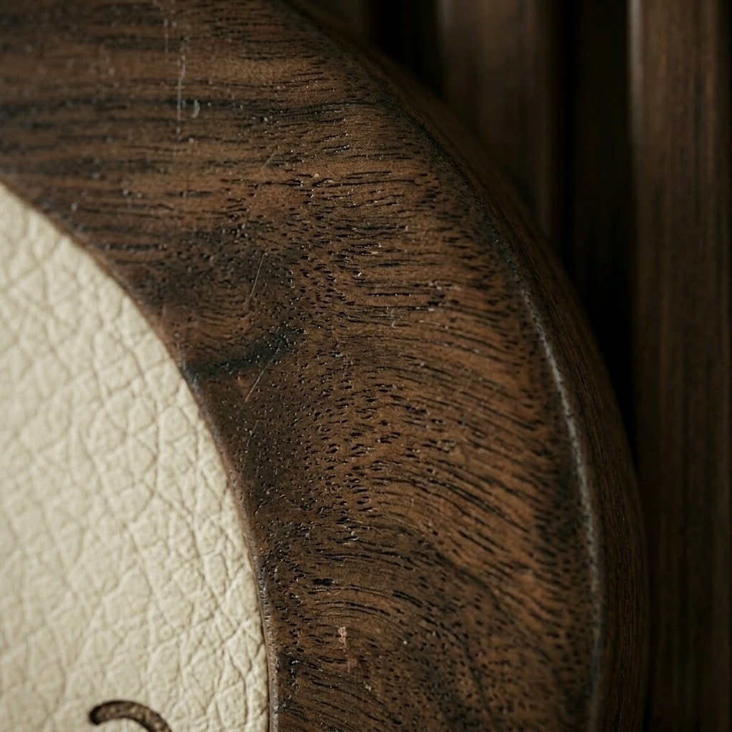 Horloge murale bois design