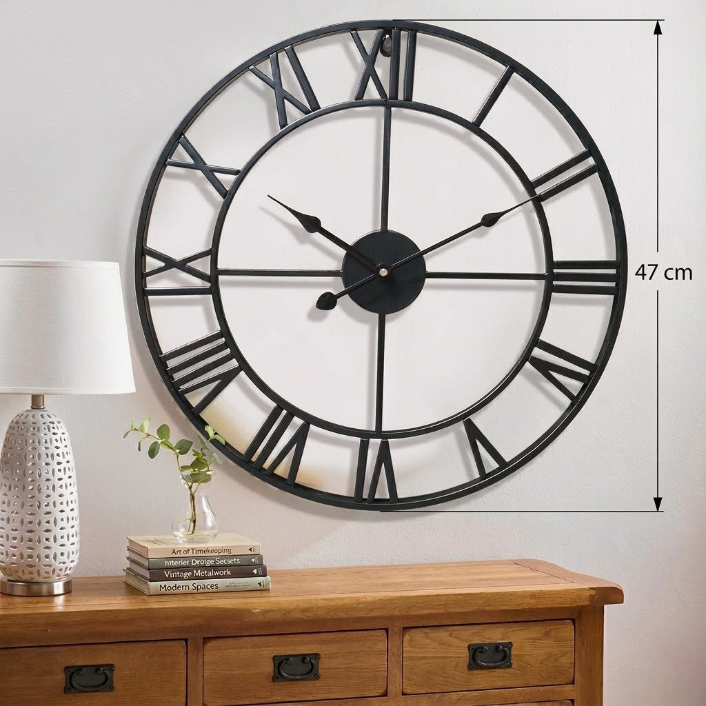 Horloge murale vintage métal
