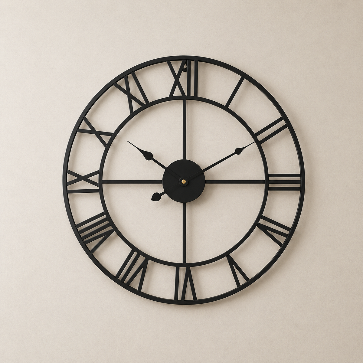 Horloge murale vintage métal
