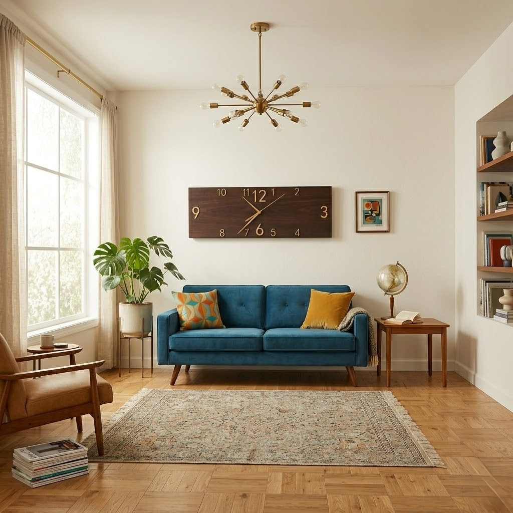 Horloge rectangulaire vintage