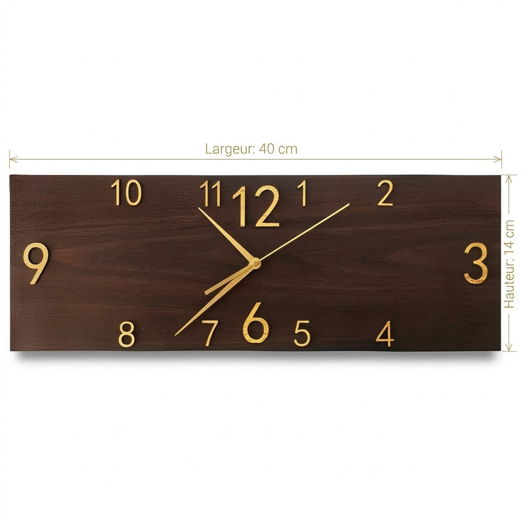 Horloge rectangulaire vintage