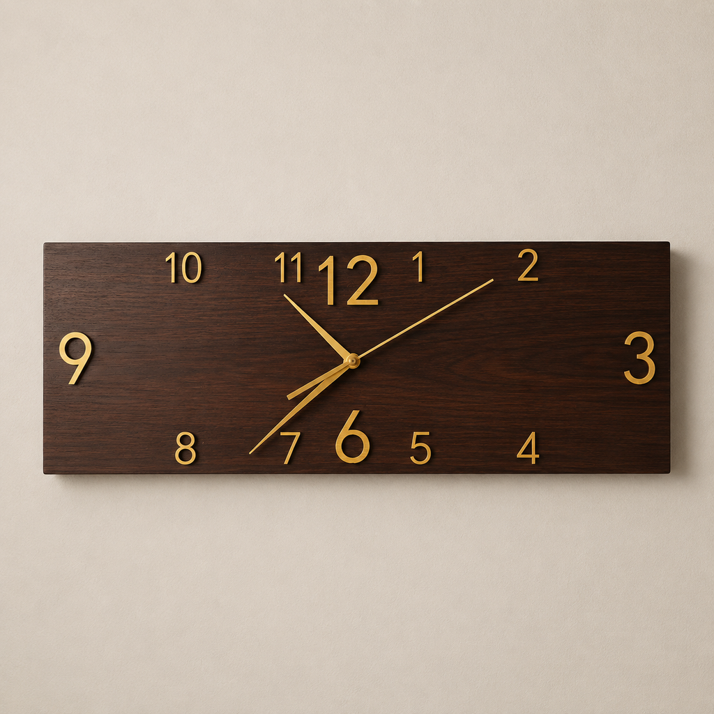 Horloge rectangulaire vintage