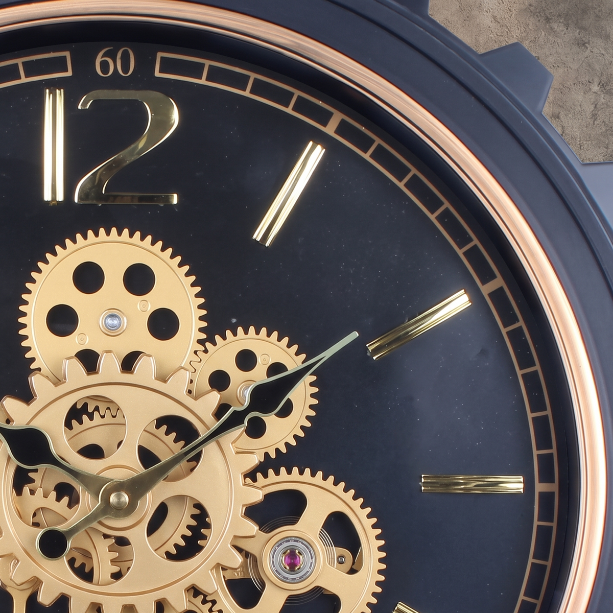 Horloge à engrenage mobile