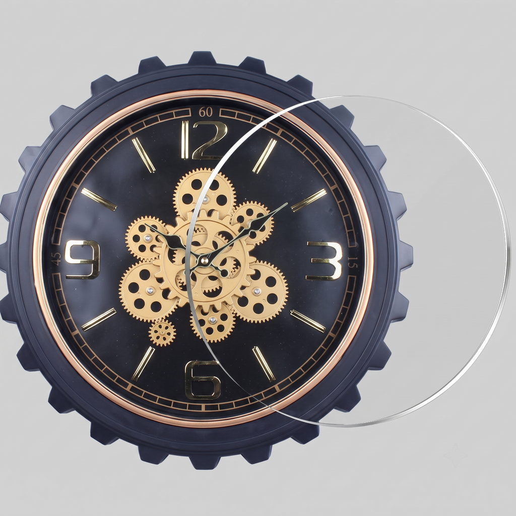 Horloge à engrenage mobile
