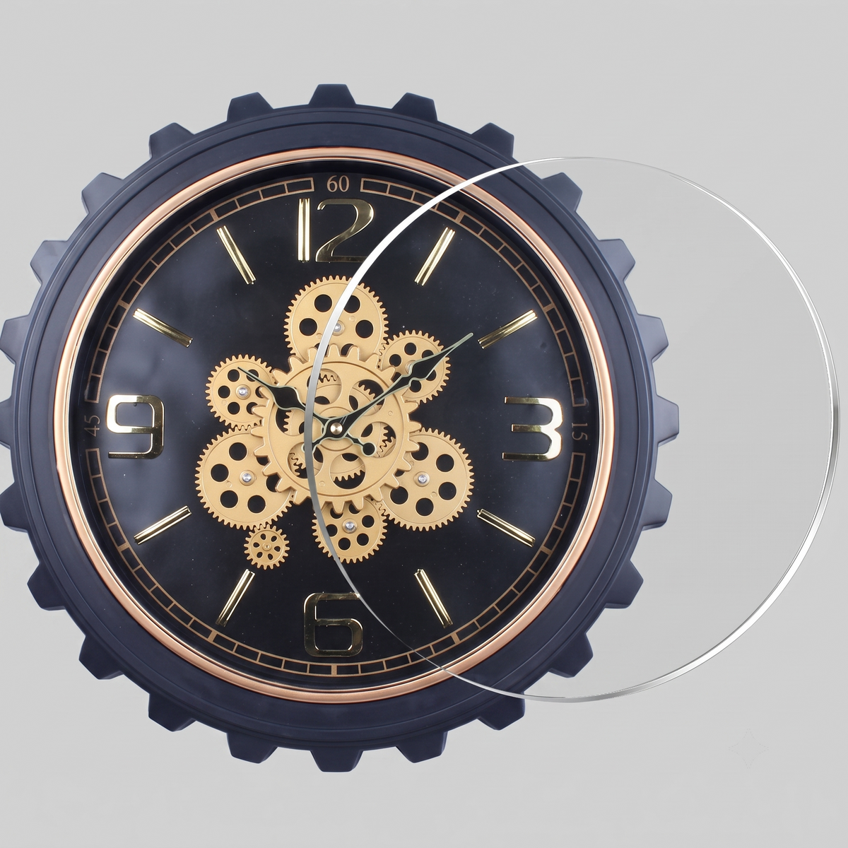 Horloge à engrenage mobile