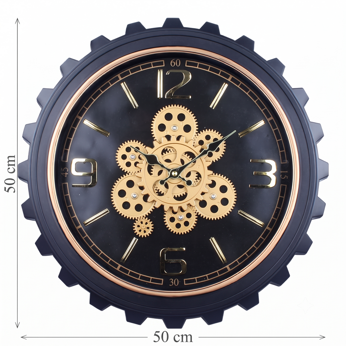 Horloge à engrenage mobile