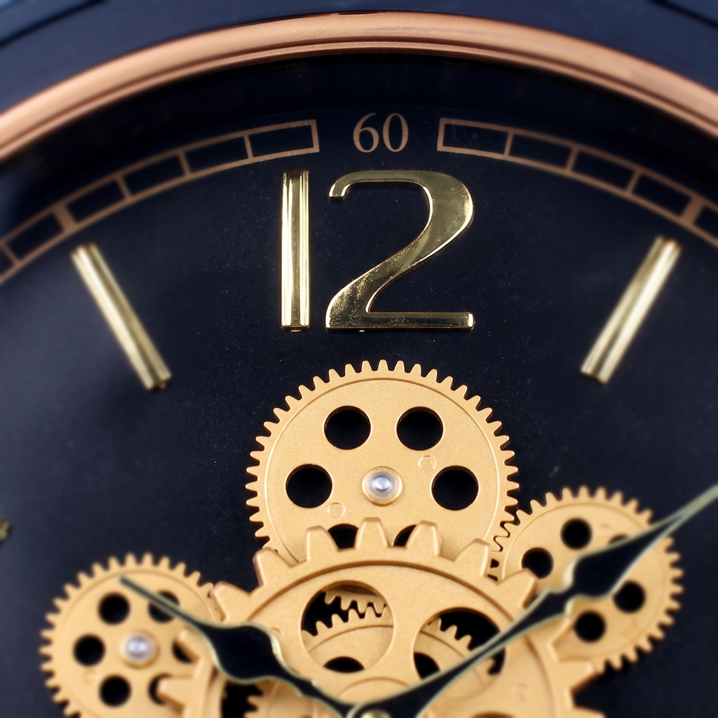 Horloge à engrenage mobile