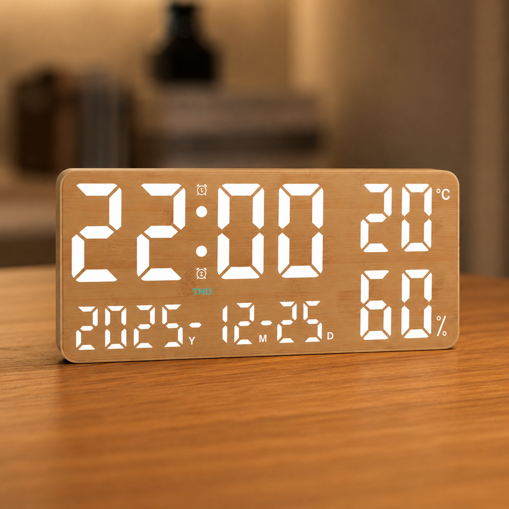 Horloge calendrier numérique