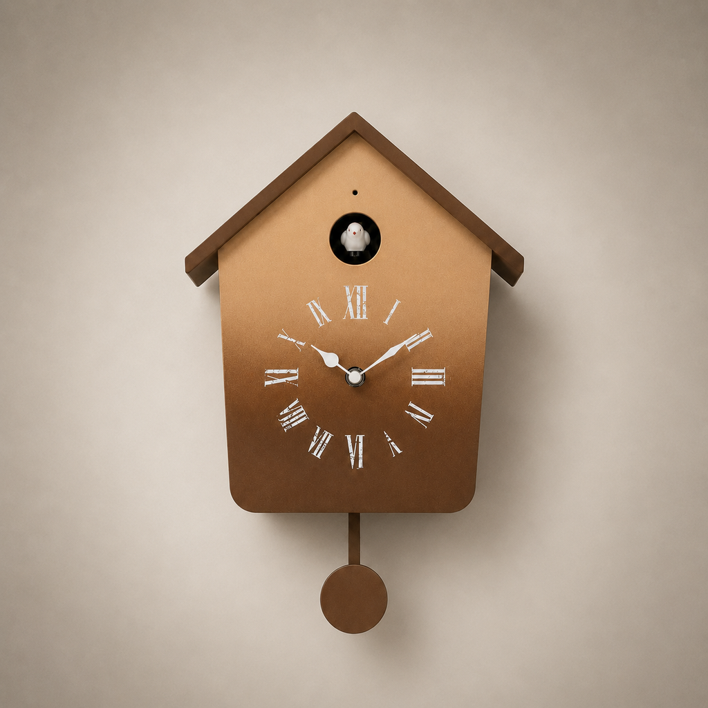 Horloge murale coucou design