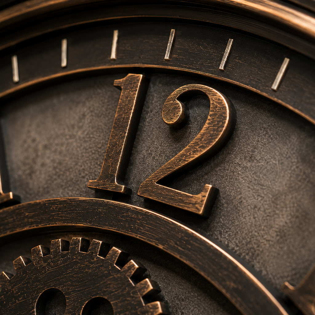 Horloge murale steampunk métal