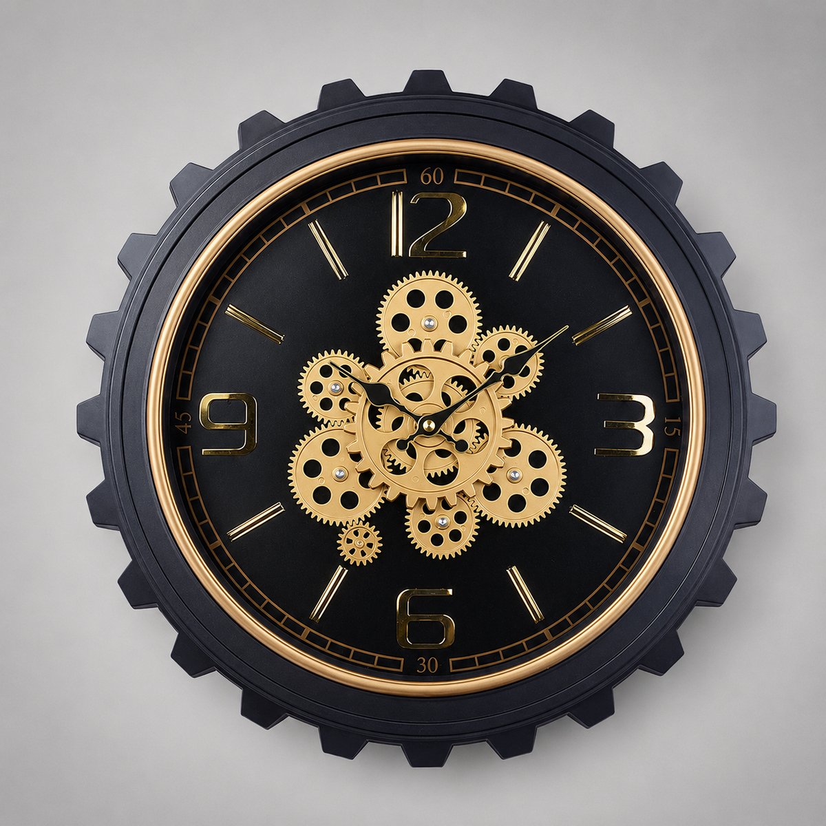 Horloge à engrenage mobile