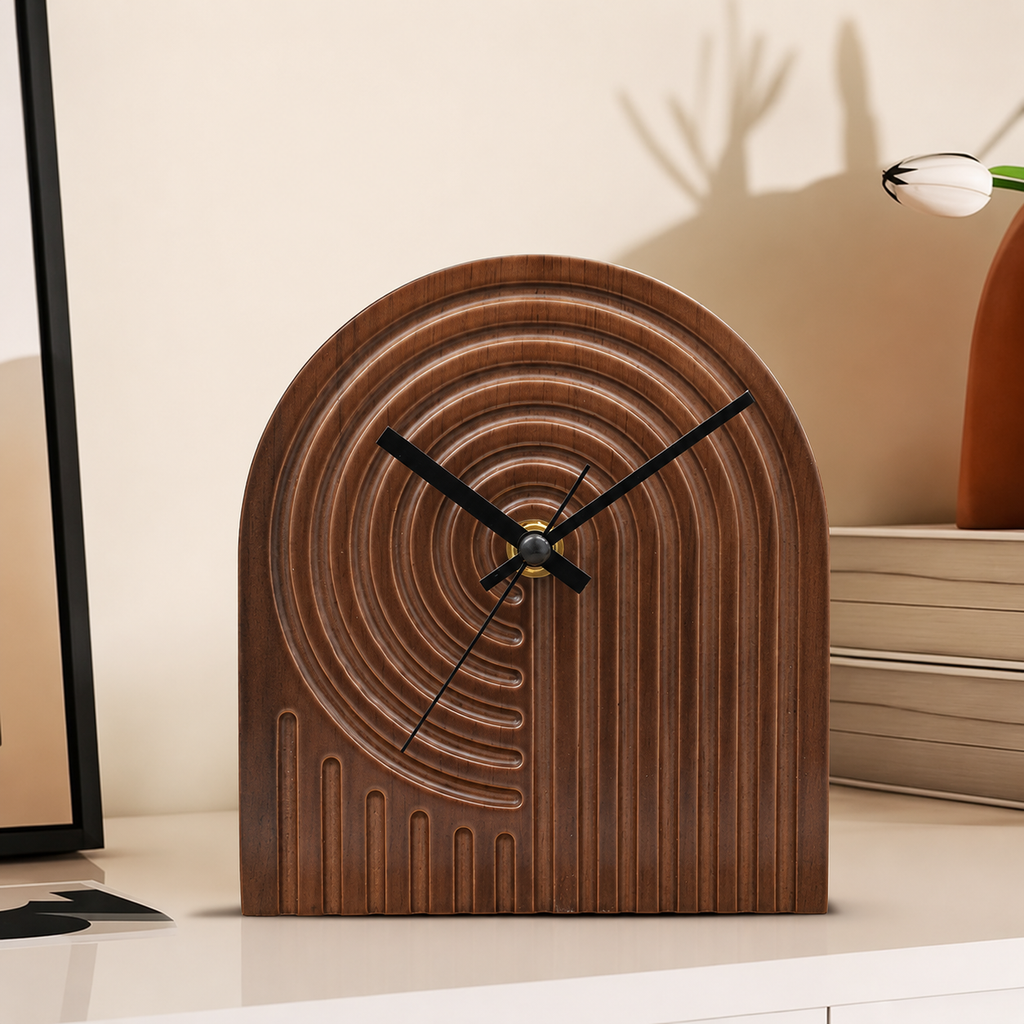 Horloge à poser bois