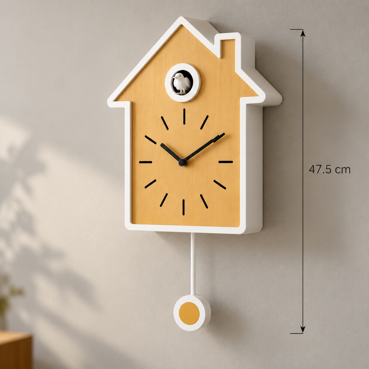 Horloge coucou moderne en bois