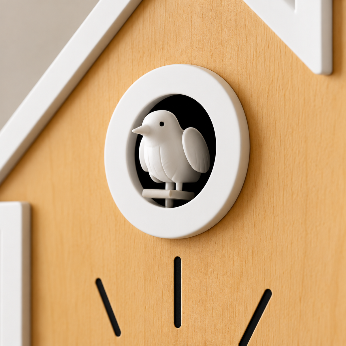 Horloge coucou moderne en bois