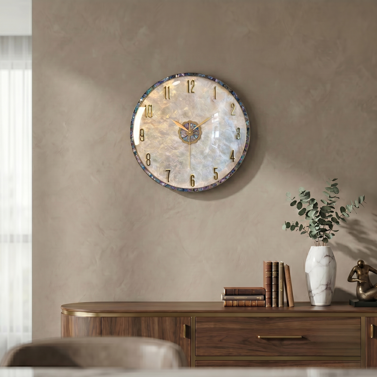 Horloge murale design luxe