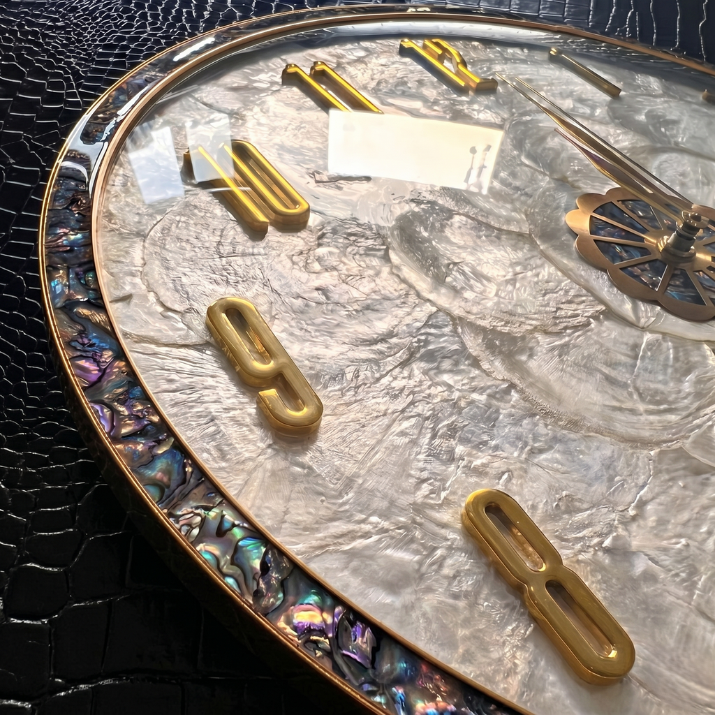 Horloge murale design luxe