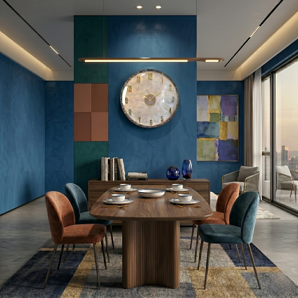 Horloge murale design luxe