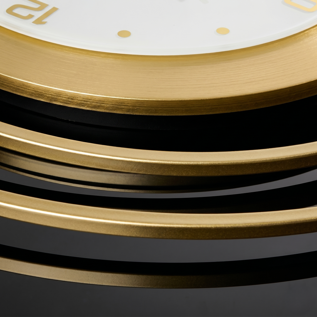 Horloge murale design métal