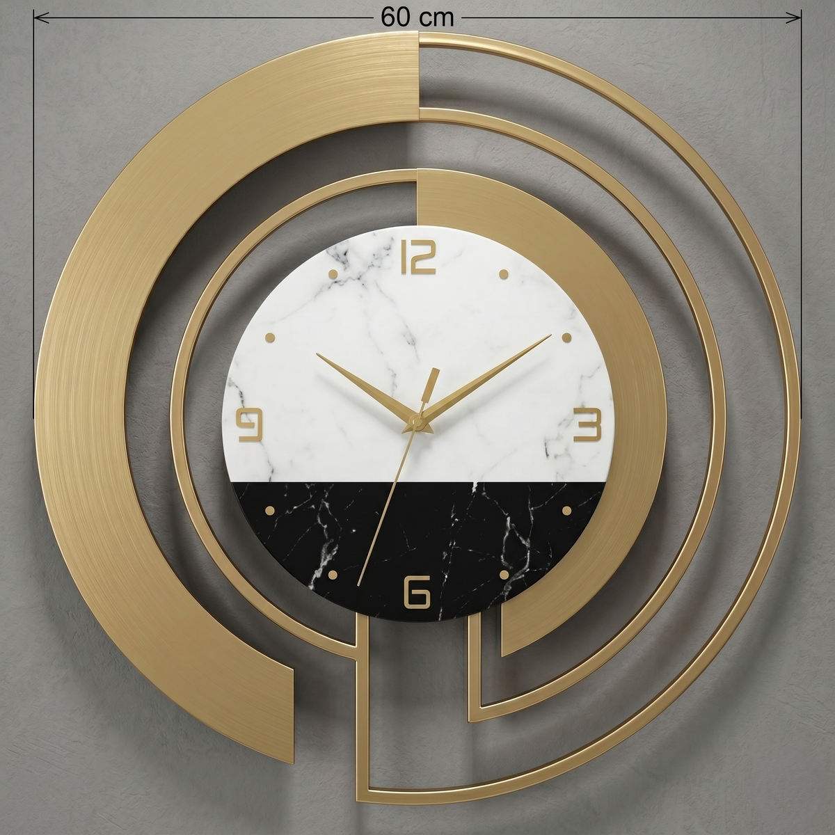 Horloge murale design métal