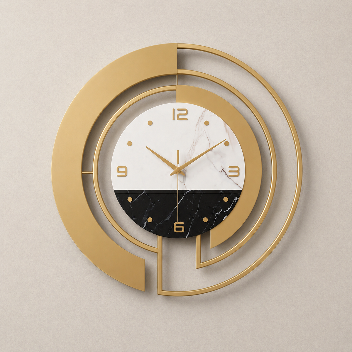 Horloge murale design métal
