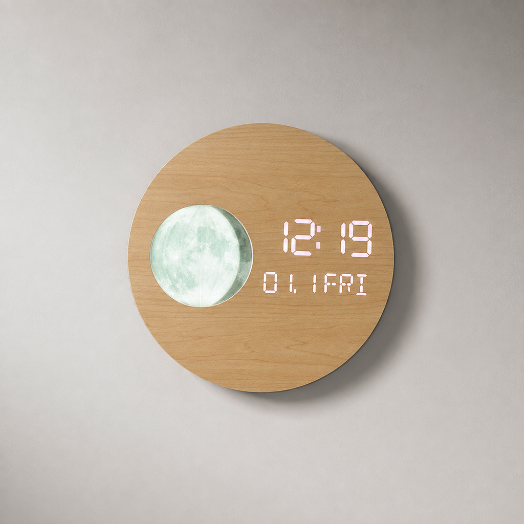 Horloge murale led