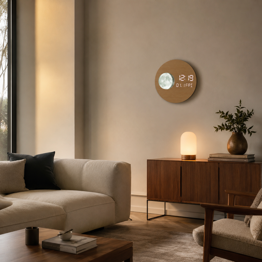 Horloge murale led