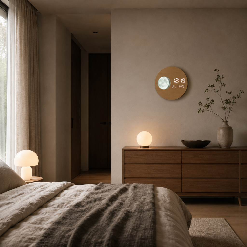 Horloge murale led