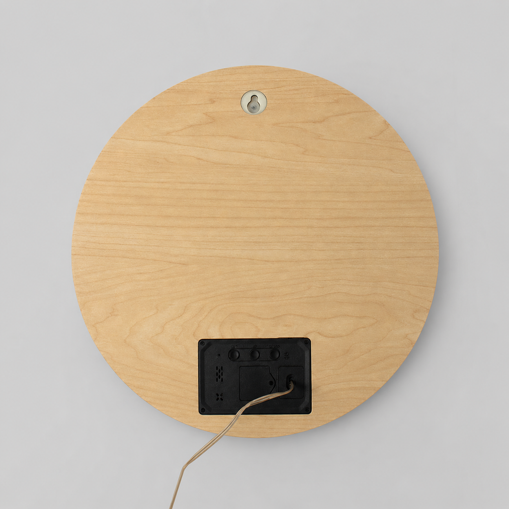 Horloge murale led