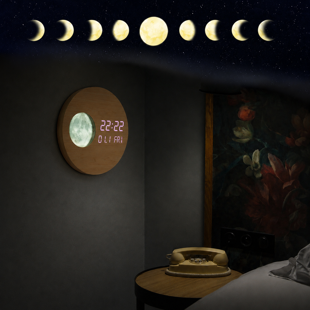 Horloge murale led