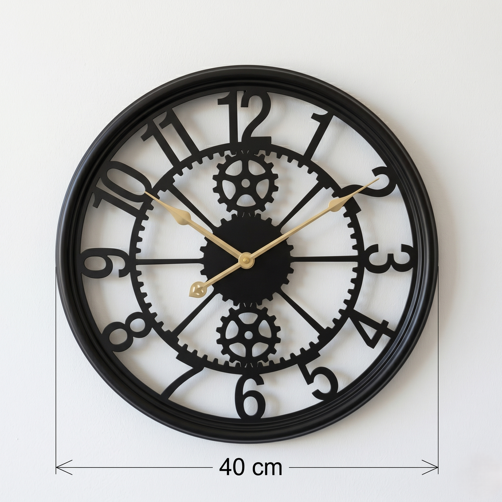 Ancienne horloge industrielle