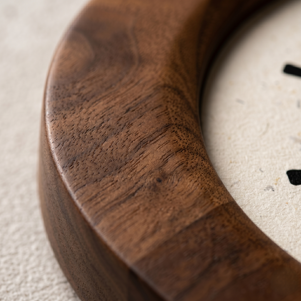 Ancienne horloge vintage bois