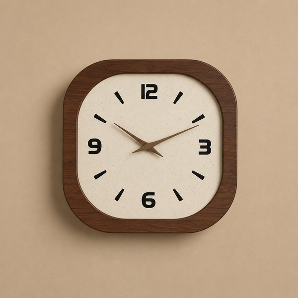 Ancienne horloge vintage bois