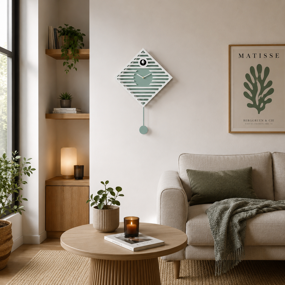 Coucou moderne horloge pendule