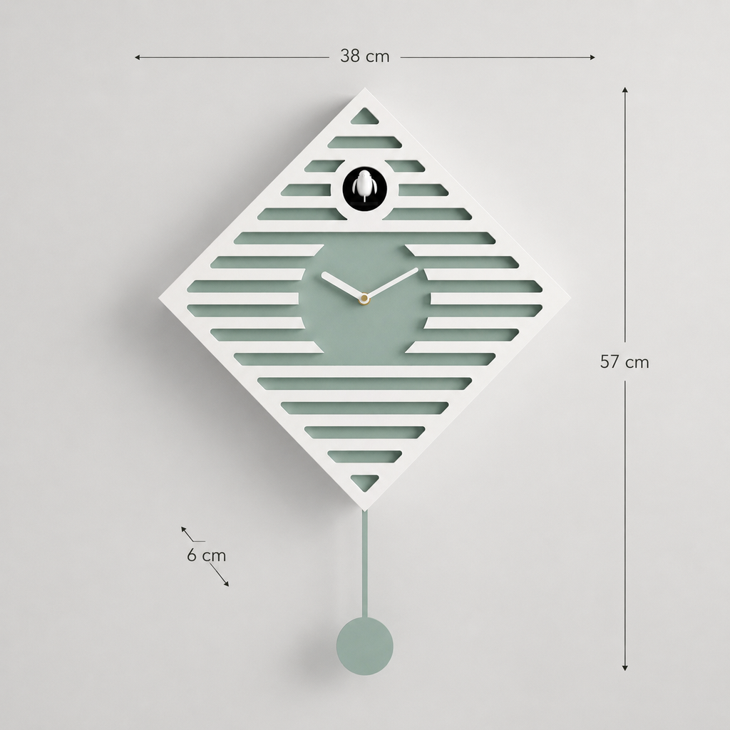 Coucou moderne horloge pendule
