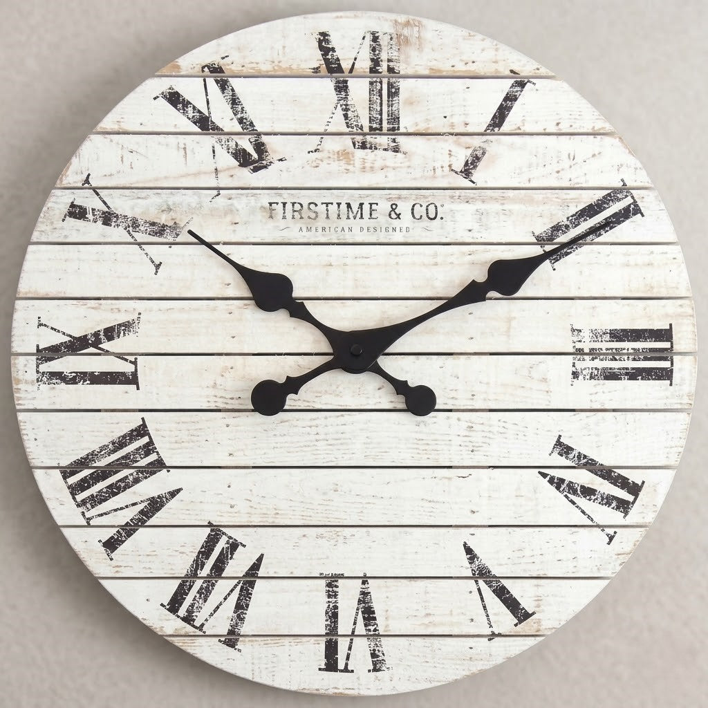Grande horloge bois