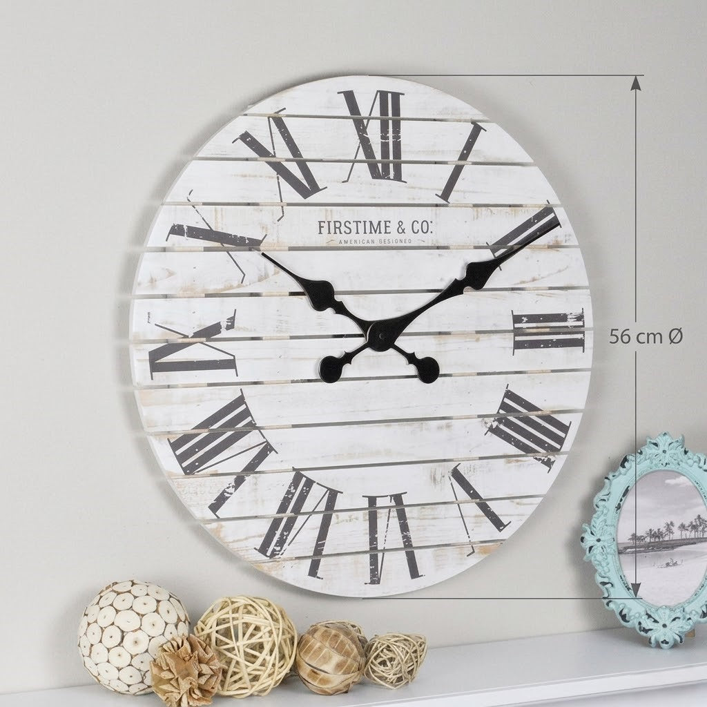Grande horloge bois