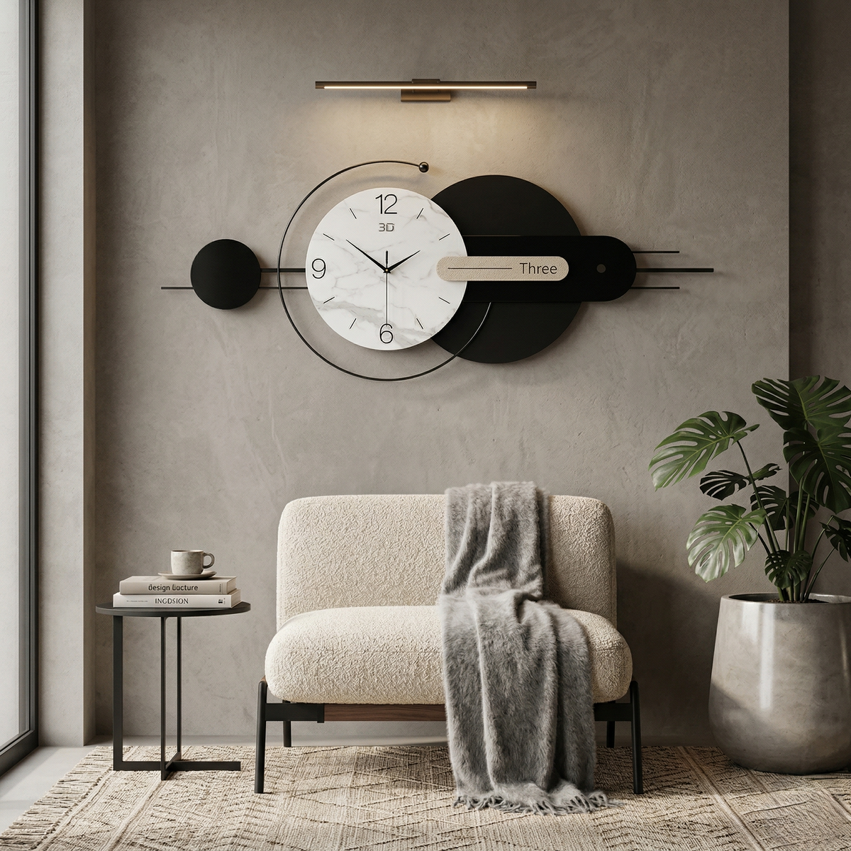 Grande horloge moderne