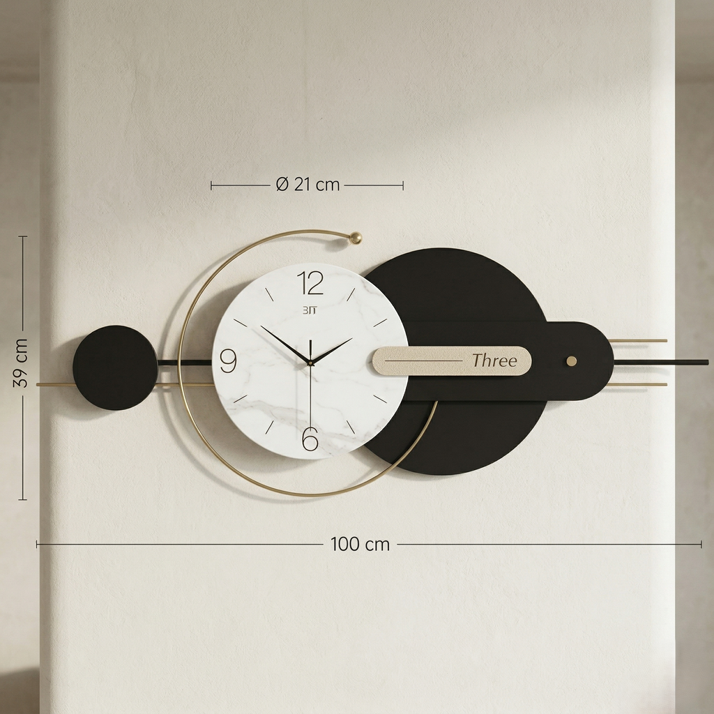 Grande horloge moderne